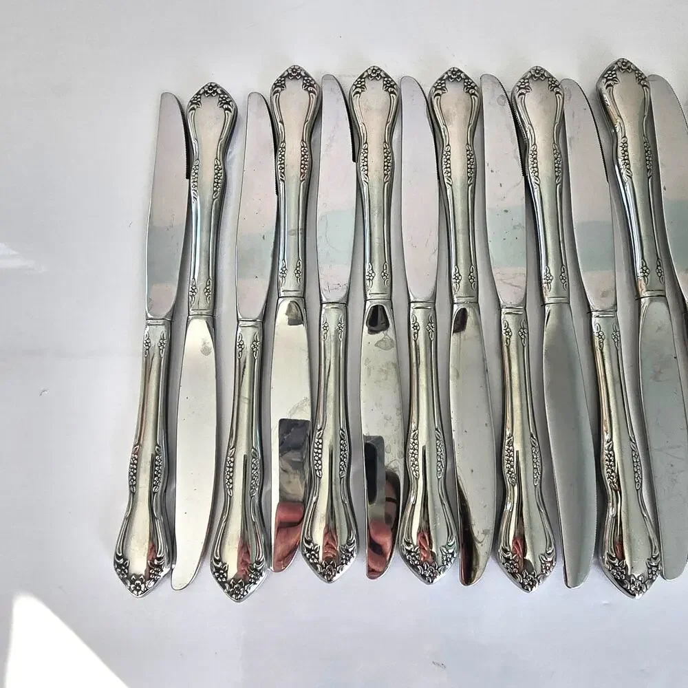 Oneida Mansfield Amadeus Set of 14 Dinner Knives Stainless WM Rogers Deluxe